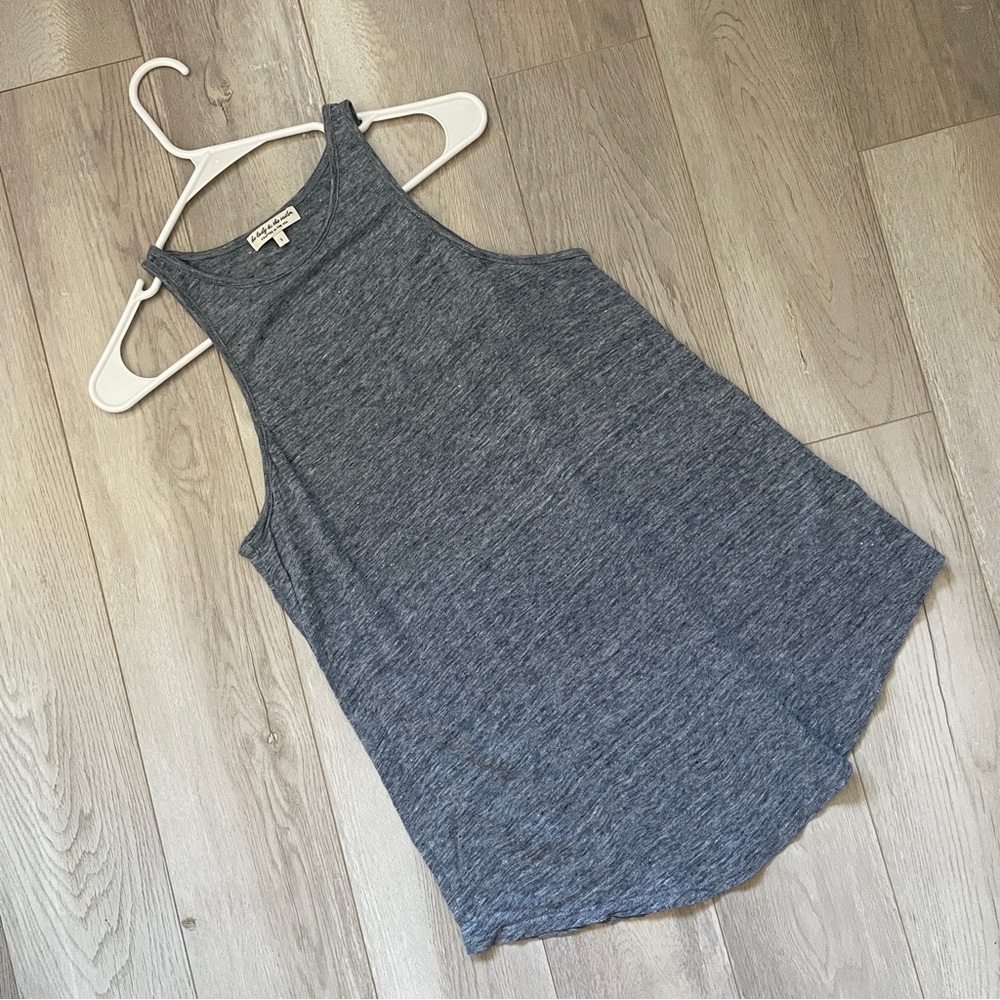 The Lady & The Sailor Tank Top linen womens Blue (large) casual contemporary